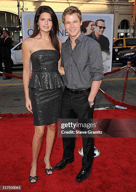 Reese Lasher and Michael Nardelli attends the "Larry Crowne" Los Anglees Premiere at Grauman's Chinese Theatre on June 27, 2011 in Hollywood,...