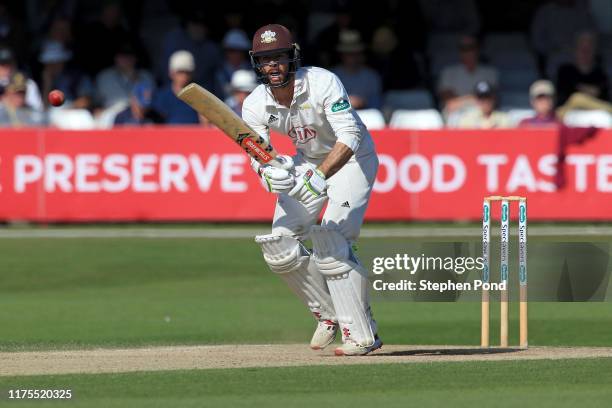 Ben Foakes of Surrey during the Specsavers County Championship Division One match between Essex and Surrey at Cloudfm County Ground on September 18,...