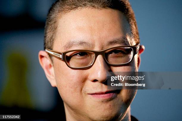 Victor Koo, chief executive officer of Youku.com Inc., attends an interview in the company's offices in Beijing, China, on Tuesday, June 28, 2011....