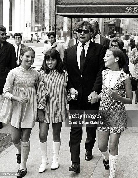 Richard Burton, Liza Todd, and Aaron Forsch's Two Daughters