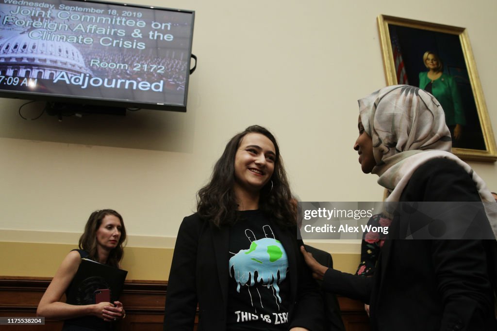 Climate Activist Greta Thunberg Visits Capitol Hill To Speak To Lawmakers