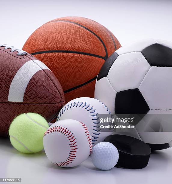 sports equipment - sphere stock pictures, royalty-free photos & images