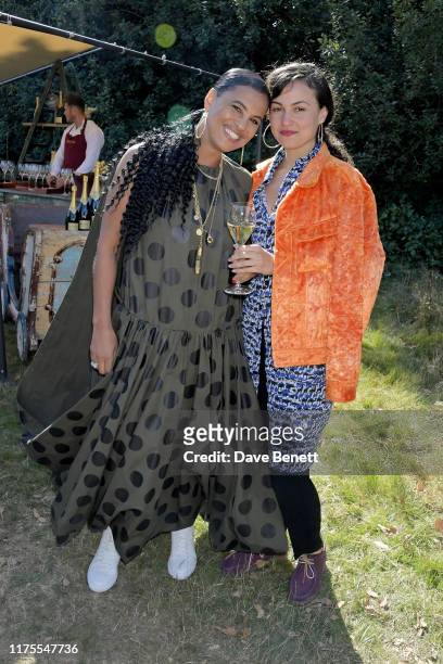 Neneh Cherry and Tyson McVey at Krug Encounters – Rhythm and Ride on September 18, 2019 in Sittingbourne, England.