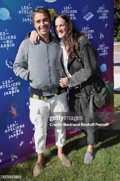 Ariel Wizman and his wife Osnath Assayag attend the Launch of the "Jardin D'Acclimatation" Workshops at "Jardin D'Acclimatation" on September 18,...