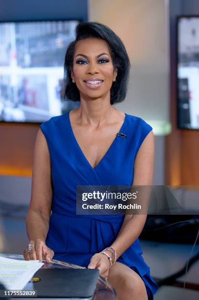 Anchor Harris Faulkner as former New York Times Executive Editor Jill Abramson visits "Outnumbered Overtime" at Fox News Channel Studios on September...