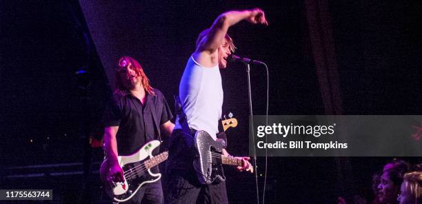 October 5: MANDATORY CREDIT Bill Tompkins/Getty Images Goo Goo Dolls on October 5, 1999 in Telluride.