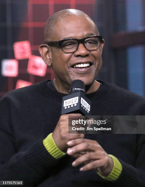 Actor Forest Whitaker attends the Build Series to discuss "Godfather of Harlem" at Build Studio on September 18, 2019 in New York City.