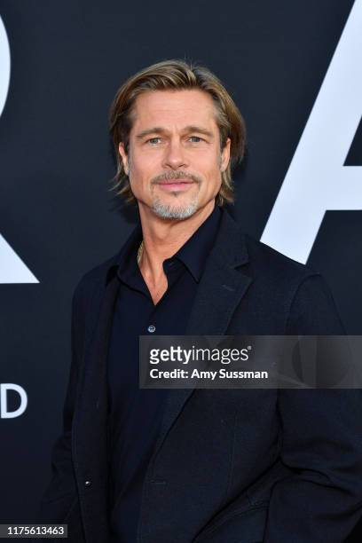 Brad Pitt attends the premiere of 20th Century Fox's "Ad Astra" at The Cinerama Dome on September 18, 2019 in Los Angeles, California.