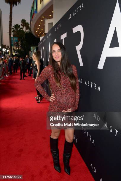 Chelsea Tyler attends the premiere of 20th Century Fox's "Ad Astra" at The Cinerama Dome on September 18, 2019 in Los Angeles, California.