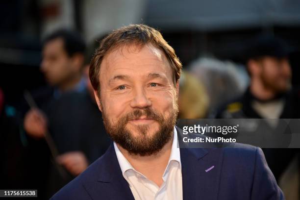 Stephen Graham attends The Irishman International Premiere and Closing Gala during the 63rd BFI London Film Festival at the Odeon Luxe Leicester...