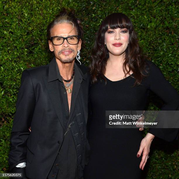 Steven Tyler and Liv Tyler attend the premiere of 20th Century Fox's "Ad Astra" at The Cinerama Dome on September 18, 2019 in Los Angeles, California.