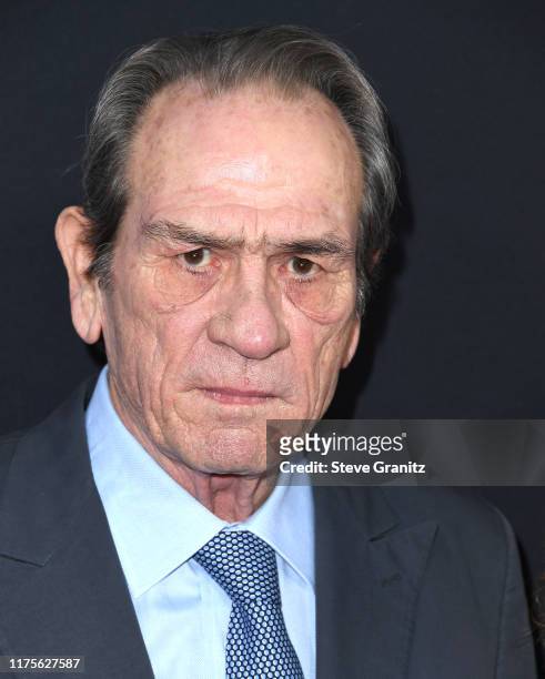 Tommy Lee Jones arrives at the Premiere Of 20th Century Fox's "Ad Astra" at The Cinerama Dome on September 18, 2019 in Los Angeles, California.