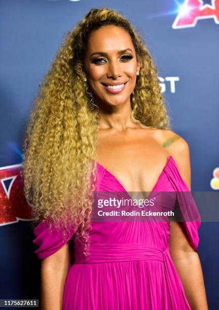 Leona Lewis attends the "America's Got Talent" Season 14 Finale Red Carpet at Dolby Theatre on September 18, 2019 in Hollywood, California.