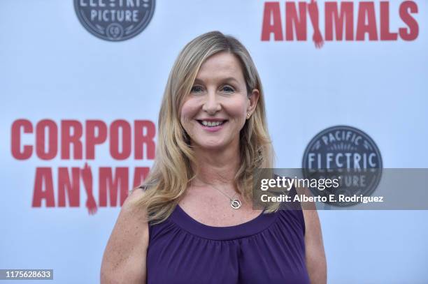 Wendy Meredith attends the L.A. Premiere of Screen Media's "Corporate Animals" at NeueHouse Los Angeles on September 18, 2019 in Hollywood,...
