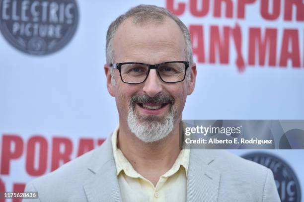 Sam Bain attends the L.A. Premiere of Screen Media's "Corporate Animals" at NeueHouse Los Angeles on September 18, 2019 in Hollywood, California.