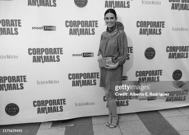 Demi Moore attends the L.A. Premiere of Screen Media's "Corporate Animals" at NeueHouse Los Angeles on September 18, 2019 in Hollywood, California.