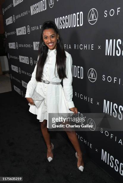 JaNINA Gordillo attends Sofia Richie x Missguided Launch Party at Bootsy Bellows on September 18, 2019 in West Hollywood, California.