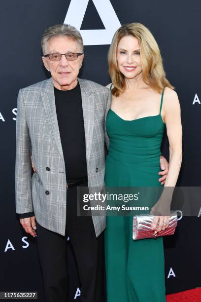 Frankie Valli and Jackie Jacobs attend the premiere of 20th Century Fox's "Ad Astra" at The Cinerama Dome on September 18, 2019 in Los Angeles,...