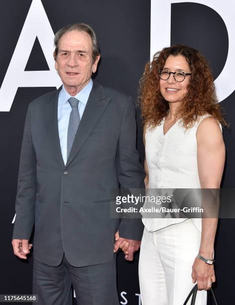 Tommy Lee Jones and Dawn Laurel-Jones attend the Premiere of 20th Century Fox's "Ad Astra" at The Cinerama Dome on September 18, 2019 in Los Angeles,...