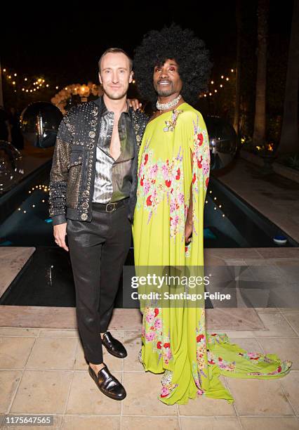 Adam Smith and Billy Porter celebrate at his Marvelous 50th Birthday hosted by Ketel One Family Made Vodka, ahead of the 71st Emmy Awards on...