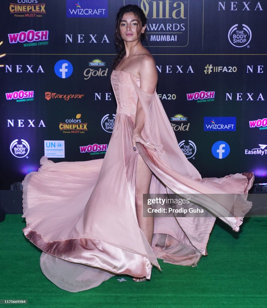 Actress Alia Bhatt attend the 20th IIFA award on September 18, 2019 ...
