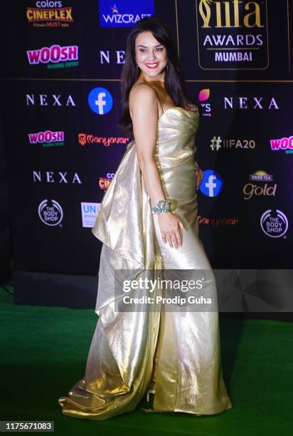 Actress Preeti Zinta attends the 20th IIFA award on September 18, 2019 in Mumbai, India.
