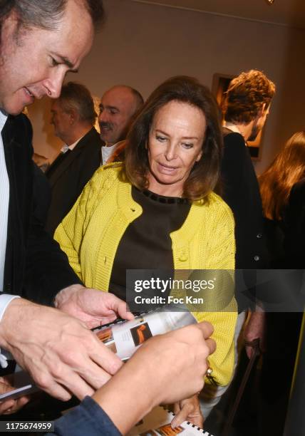 Eleonore De la Rochefoucauld attends “Andy By Philippe “ Philippe Morillon Book launch at Galerie Verot Doda on September 18, 2019 in Paris, France.