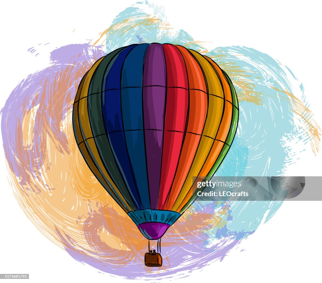 Mongolfiera Disegno Illustrazione Stock Getty Images mongolfiera-disegno-illustrazione-stock-getty-images