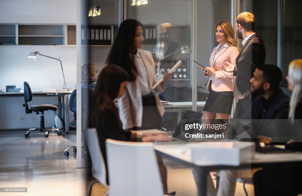 Business People Having a Meeting