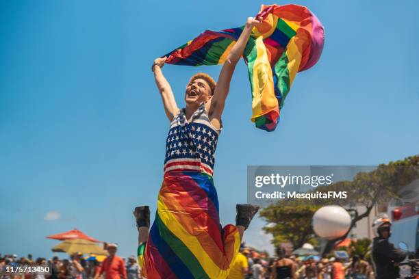 the scream of freedom, lgbtqi pride event in recife, pernambuco, brazil - gay pride stock pictures, royalty-free photos & images