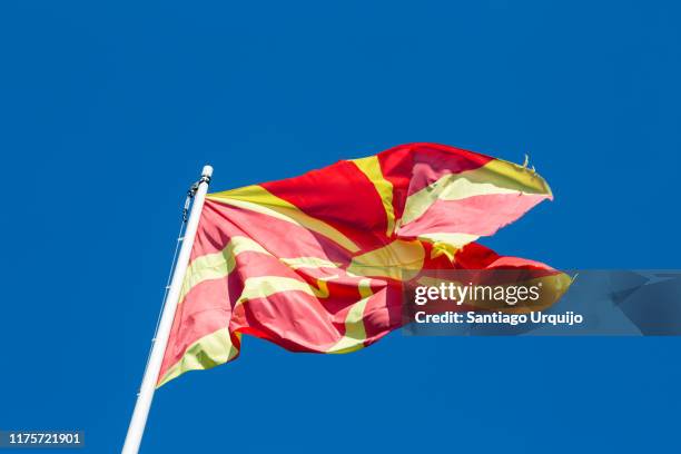 Big Spanish Flag Hanging From A Mast High-Res Stock Photo - Getty