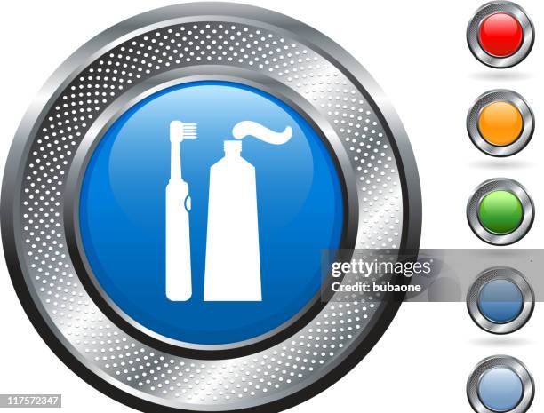 electric toothbrush and tooth paste royalty free vector art - electric toothbrush white background stock illustrations