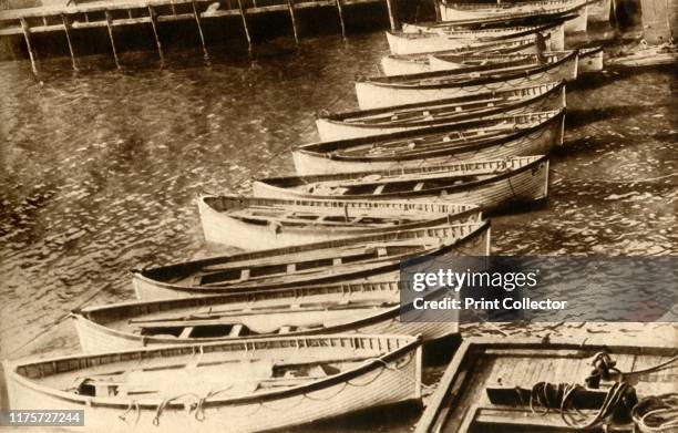 Mute Evidence of Tragedy: All That Was Left of the Greatest Ship in the World' . 'A number of the ill-fated 'Titanic' White Star liner's boats which...