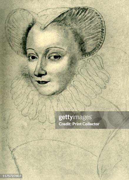 Madame Forget de Fresne, 'femme du ministre, alors Mme de Deuilly' . Portrait of French noblewoman Anne de Beauvilliers-Saint-Aignan , who was...