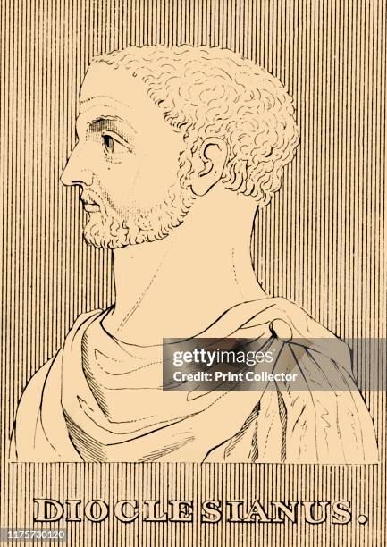 Dioclesianus', , 1830. Diocletian Roman emperor from 284 to 305 who defeated Carinus at the Battle of the Margus and established the most...