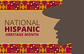 National Hispanic Heritage Month celebrated from 15 September to 15 October USA.