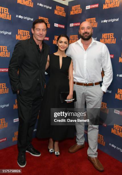 Jason Isaacs, Nazanin Boniadi and Anthony Maras attend a Gala Screening of "Hotel Mumbai" at The Electric Cinema, on September 19, 2019 in London,...