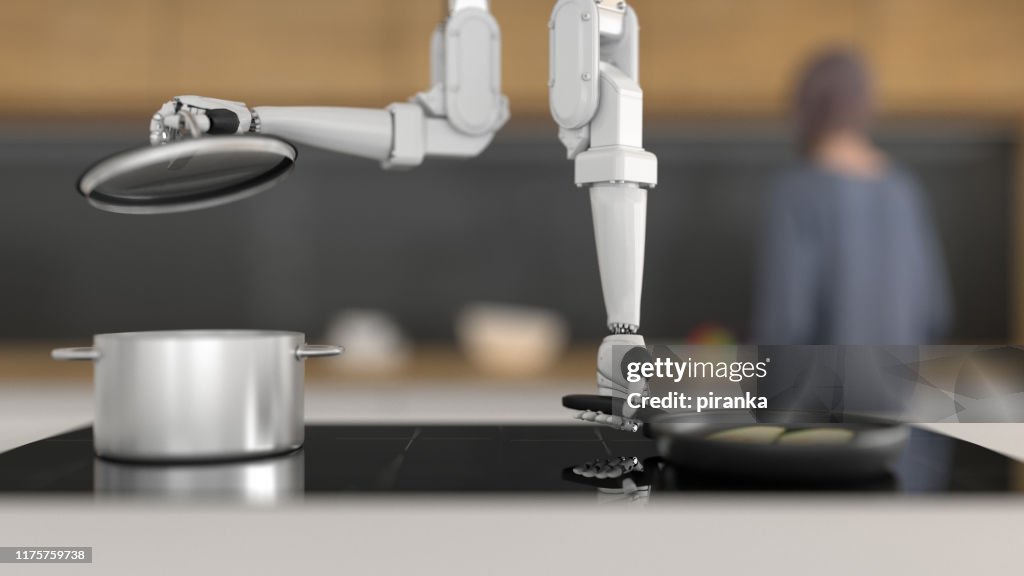 Cook Bots Master Kitchen Bot High-Res Stock Photo - Getty Images