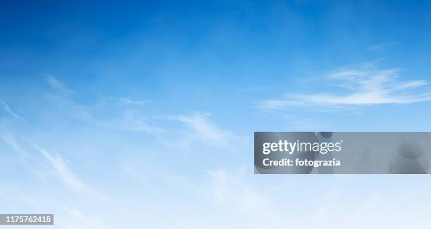 blue sky - céu claro - fotografias e filmes do acervo