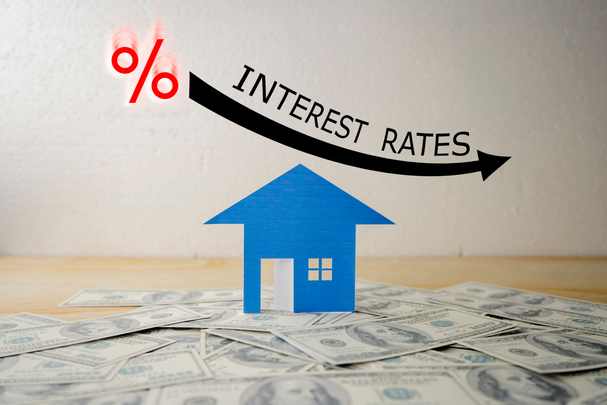 BLACK ILLUSTRATION SHOWS DECREASING OF INTEREST RATES / FINANCIAL CONCEPT BLACK ILLUSTRATION SHOWS DECREASING OF INTEREST RATES / FINANCIAL CONCEPT