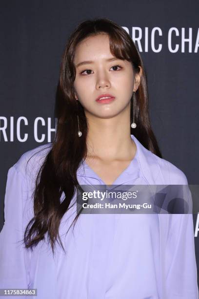 Lee Hye-Ri aka Hyeri of South Korean girl group Girl's Day attends the 'Cedric Charlier' Photocall on September 19, 2019 in Seoul, South Korea.