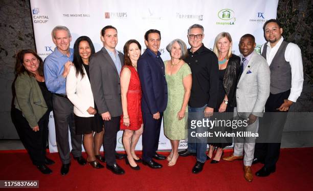Board members attend The Imagine Ball 6th Annual Intimate Charity Concert on October 13, 2019 in West Hollywood, California.