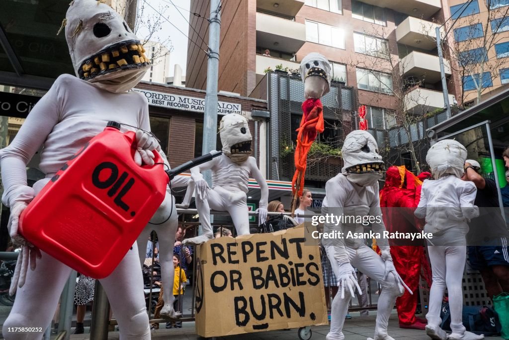 Australians Rally For Climate Action As Part Of Global Climate Strike