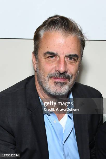 Chris Noth at The Domino Effect Pre-Awards Dinnner Benefiting Hurricane Dorian Relief Efforts In The Bahamas at Alice's Inside 1 Hotel on September...