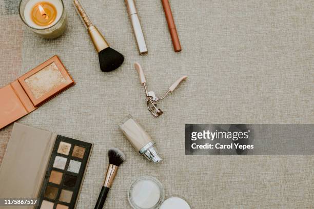 photos beauty cosmetic products and spa  mockup, flatlay - fashion design minimalist edgy stock-fotos und bilder