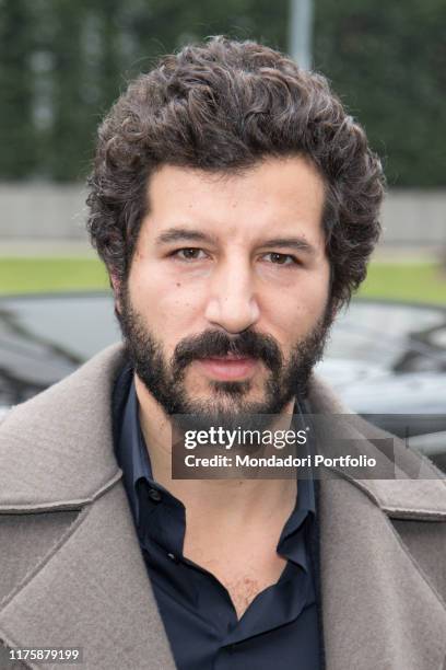 Italian actor Francesco Scianna at Giorgio Armani Fashion Show during Milano Moda Uomo fall/winter 2018/19. Milan, January 15th 2018