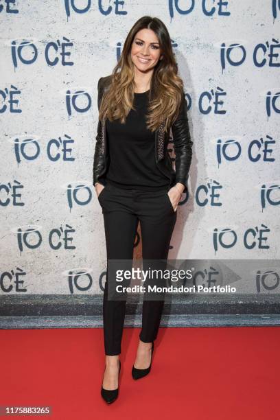 The Italian actress and host Alessia Ventura. Photocall at the premiere of the movie Io c'è, Cinema Anteo. Milan, March 22nd, 2018
