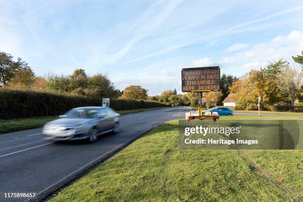 Temporary Variable Message Sign 468 Temporary Traffic Signs Stock Photos, High-Res Pictures, and Images ...