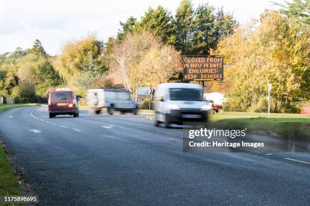 Temporary Variable Message Sign 490 Temporary Traffic Signs Stock Photos, High-Res Pictures, and Images ...