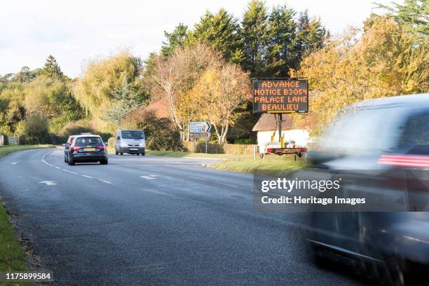 Temporary Variable Message Sign 490 Temporary Traffic Signs Stock Photos, High-Res Pictures, and Images ...